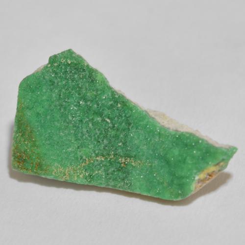 Variscita drusa Verde helecho intenso natural de 7.78 ct, Elegante, Opaco