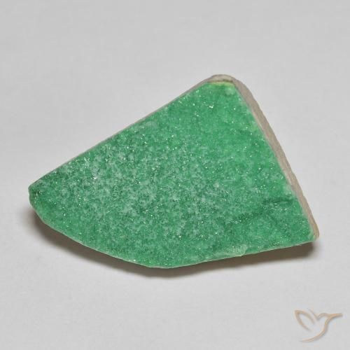 9.22ct Natural Verde medio Drusa variscita, Elegante, Opaco