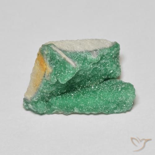 Variscita drusa Verde medio natural de 7.56 ct, Elegante, Opaco