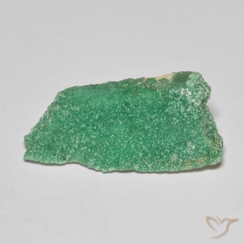8.79ct Natural Verde trébol Variscita drusa, Elegante, Opaco