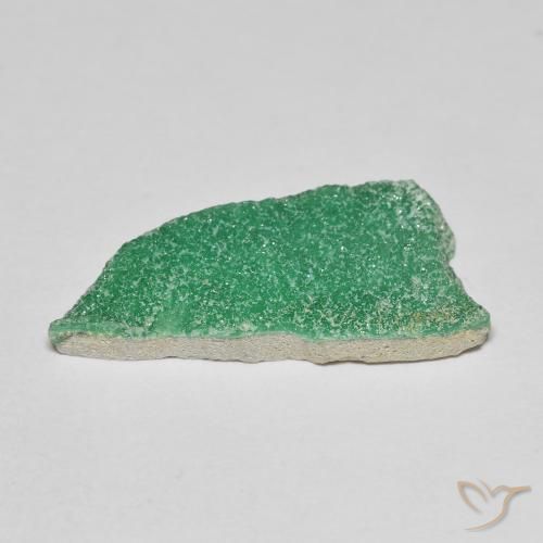 Variscita drusa Verde trébol natural de 8.79 ct, Elegante, Opaco