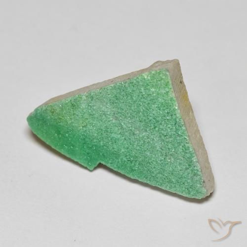 Variscita drusa Verde trébol natural de 7.59 ct, Elegante, Opaco