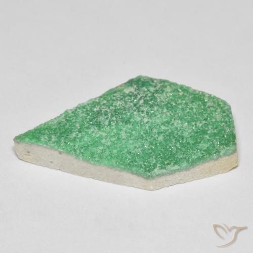 Variscita drusa Verde trébol natural de 11.69 ct, Elegante, Opaco