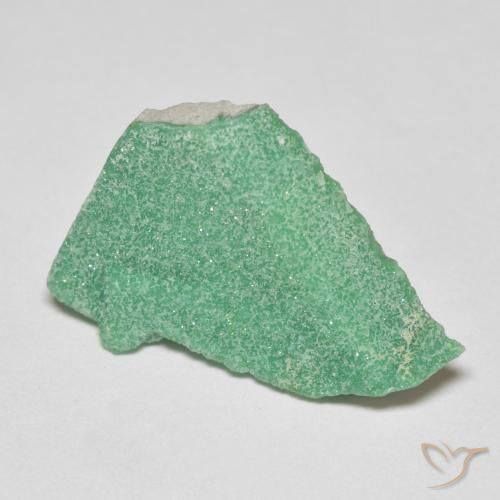 Variscita drusa Verde medio natural de 9.01 ct, Elegante, Opaco