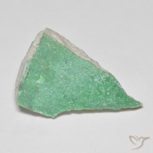 9.85ct Natural Verde medio Drusa variscita, Elegante, Opaco