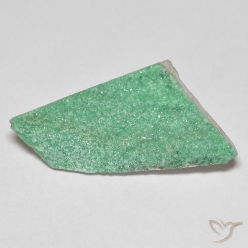 8.04ct Natural Verde medio Drusa variscita, Elegante, Opaco