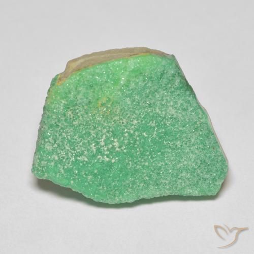 11.46ct Natural Verde amarillento Variscita drusa, Elegante, Opaco