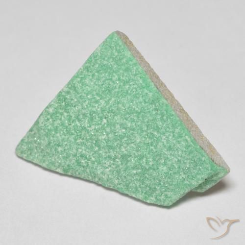 Variscita drusa Verde claro natural de 10.90 ct, Elegante, Opaco