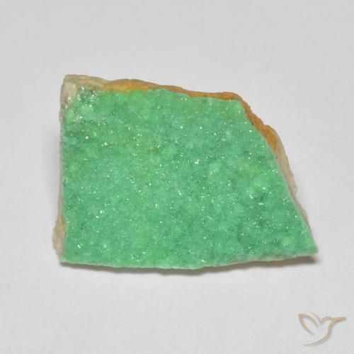 5.72ct Natural Verde medio Variscita drusa, Elegante, Opaco