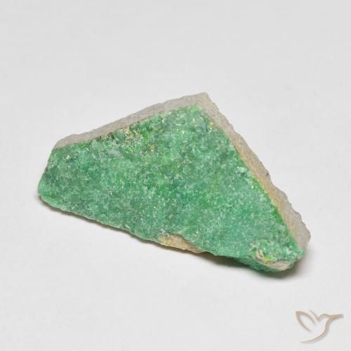 8.04ct Natural Verde menta Drusa variscita, Elegante, Opaco