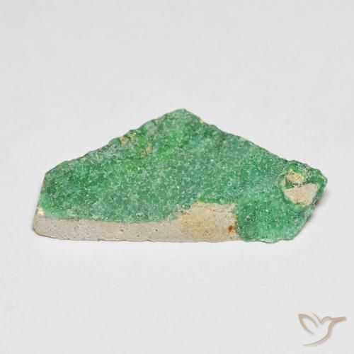 Variscita drusa Verde menta natural de 8.04 ct, Elegante, Opaco