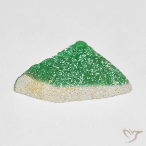 Variscita drusa Verde claro medio natural de 5.69 ct, Elegante, Opaco