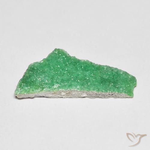 Variscita drusa Verde amarillento natural de 5.40 ct, Elegante, Opaco