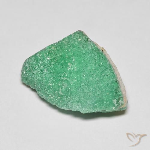 Variscita drusa Verde menta natural de 6.88 ct, Elegante, Opaco