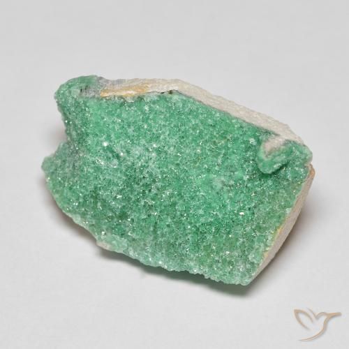 Variscita drusa Verde trébol natural de 8.15 ct, Elegante, Opaco