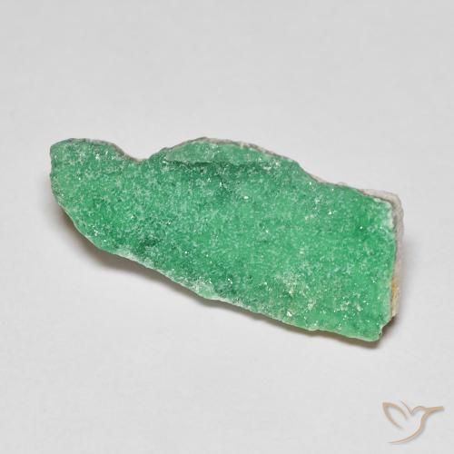 4.49ct Natural Verde trébol Variscita drusa, Elegante, Opaco