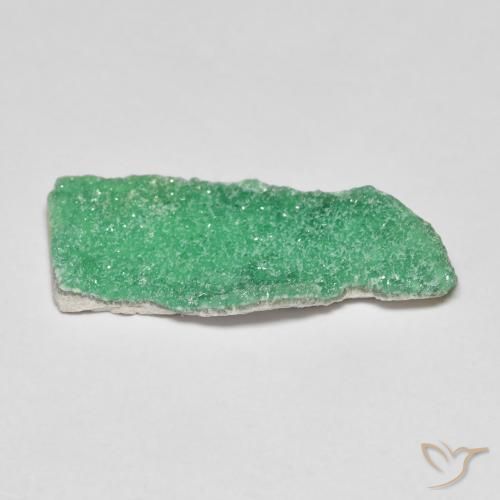 Variscita drusa Verde trébol natural de 4.49 ct, Elegante, Opaco