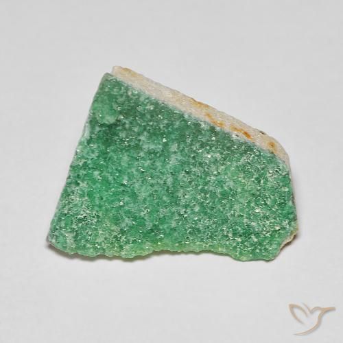 4.25ct Natural Verde trébol Variscita drusa, Elegante, Opaco