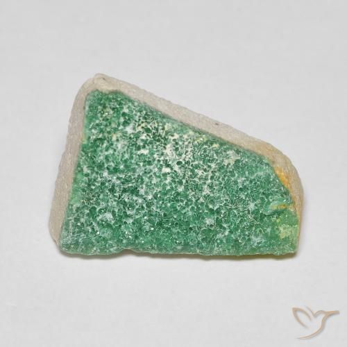 4.69ct Natural Verde medio Drusa variscita, Elegante, Opaco