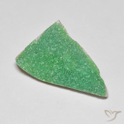 6.95ct Natural Verde medio Variscita drusa, Elegante, Opaco
