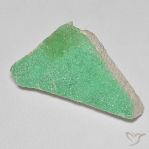 12.67ct Natural Verde trébol claro Variscita drusa, Elegante, Opaco