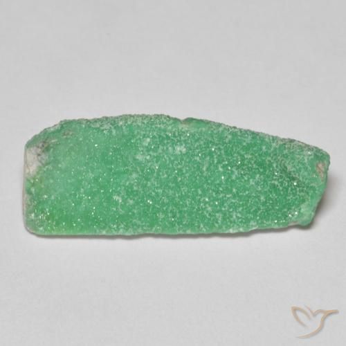 6.16ct Natural Verde amarillento pálido Variscita drusa, Elegante, Opaco
