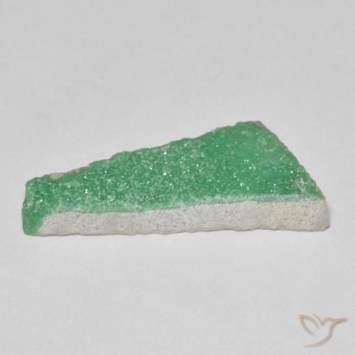 Variscita drusa Verde trébol natural de 4.54 ct, Elegante, Opaco
