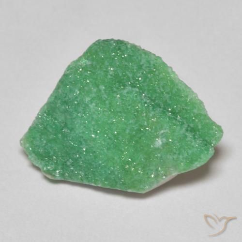 3.58ct Natural Verde trébol Drusa variscita, Elegante, Opaco