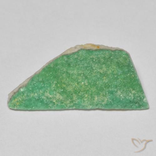 Variscita drusa Verde trébol natural de 3.32 ct, Elegante, Opaco