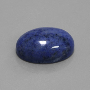 Cuarzo dumortierita Azul natural de 13.90 ct, Ovalada, Opaco