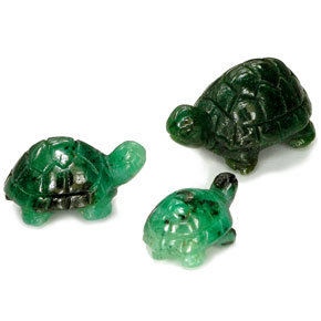 Gemas de Esmeralda Verde natural de  ct, Forma elegante, Translúcido