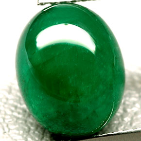 Esmeralda Verde natural de 4.30 ct, Transparente, Transparente / Translúcido
