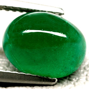 Esmeralda Verde natural de 3.04 ct, Transparente, Transparente / Translúcido
