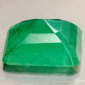 Esmeralda verde natural de 3,53 ct, corte esmeralda, SI-I1
