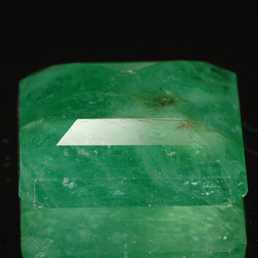Esmeralda verde natural de 9,61 ct, corte esmeralda, SI-I1