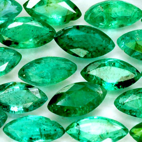 Gemas de Esmeralda Verde natural de  ct, Marquesa, SI