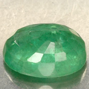 Esmeralda verde natural de 1,30 ct, corte óvalo, SI-I1