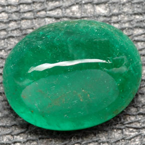 Esmeralda verde natural de 2,64 ct, transparente, transparente / translúcido