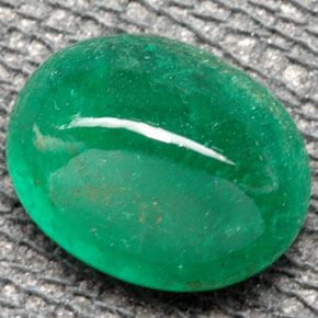 Esmeralda verde natural de 2,64 ct, transparente, transparente / translúcido