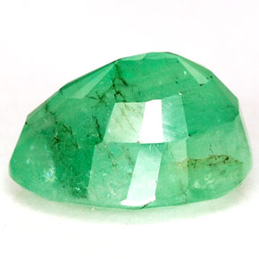 Esmeralda verde natural de 4,60 ct, corte óvalo, I1