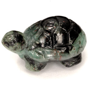 Esmeralda verde natural de 12,91 ct, forma elegante, opaco