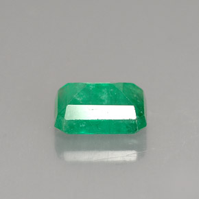 Esmeralda verde natural de 1,48 ct, corte esmeralda, I1