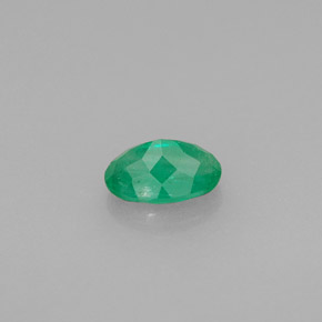Esmeralda verde natural de 0,46 ct, corte óvalo, SI-I1