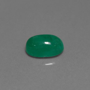 Esmeralda verde natural de 0,90 ct, transparente, transparente / translúcido