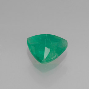 Esmeralda verde natural de 1,16 ct, trillón, I1