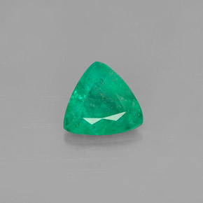 Esmeralda verde natural de 0,61 ct, trillón, SI-I1