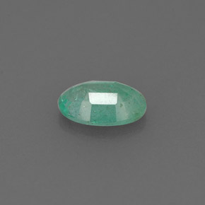 Esmeralda verde natural de 0,63 ct, corte óvalo, I1