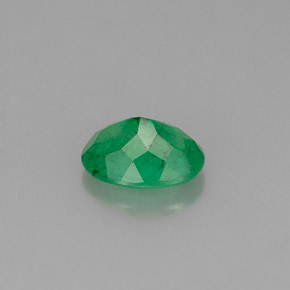 Esmeralda verde natural de 0,76 ct, corte óvalo, SI-I1