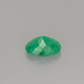 Esmeralda verde natural de 0,76 ct, corte óvalo, SI-I1