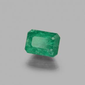 Esmeralda verde natural de 0,71 ct, corte esmeralda, I1